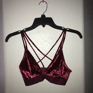 PINK BRAND NEW VELVET BRA
